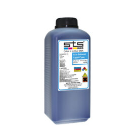 Eco-Solvent Ink 1 Liter Bottle Light Cyan. BY STS INKS