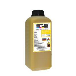 Eco-Solvent Ink 1 Liter Bottle Yellow. BY STS INKS