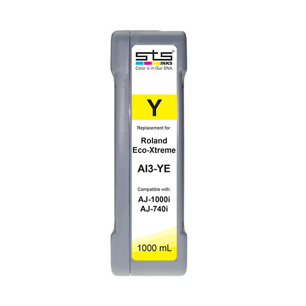 Replacement Cartridge for Roland Eco-Xtreme i ® 1000ml Yellow AI3-YE