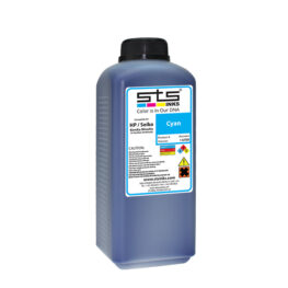 Replacement Ink Low-Solvent Cyan 1L . BY STS INKS