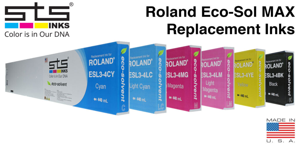 Eco-Sol MAX Inks | Roland Eco-Sol MAX Replacement Inks - STS Inks