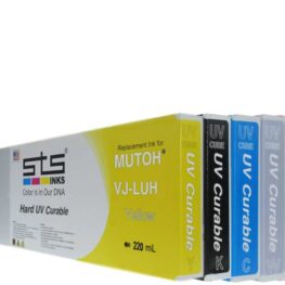 replacement cartridge for mutoh uv cure black 220 ml vj luh