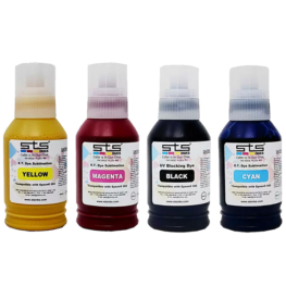 replacement dye sublimation inks for epson t49m 140 ml